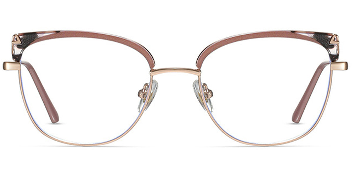 Candye® Metal Cat Eye Browline Frame F7031 