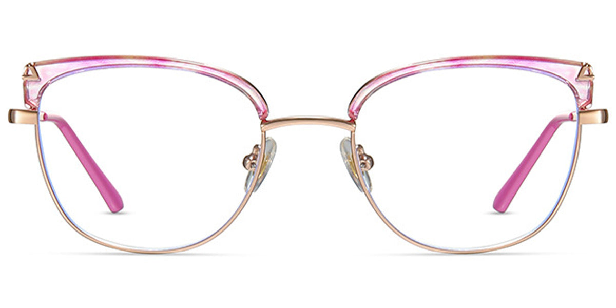 Candye® Metal Cat Eye Browline Frame F7031 