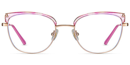 Candye® Metal Cat Eye Browline Frame F7031 