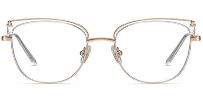 Candye® Metal Cat Eye Browline Frame F7031 