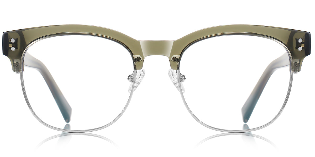 Candye® Metal Round Browline Frame F6854 