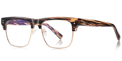 Candye® Metal Square Browline Frame F6843 