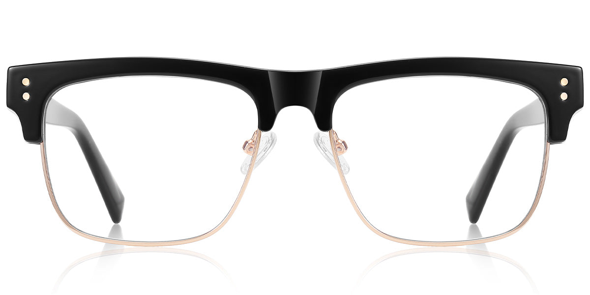 Candye® Metal Square Browline Frame F6843 