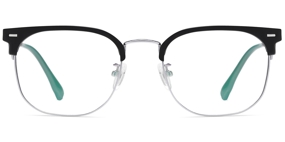 Candye® Titanium Browline Frame F6611 