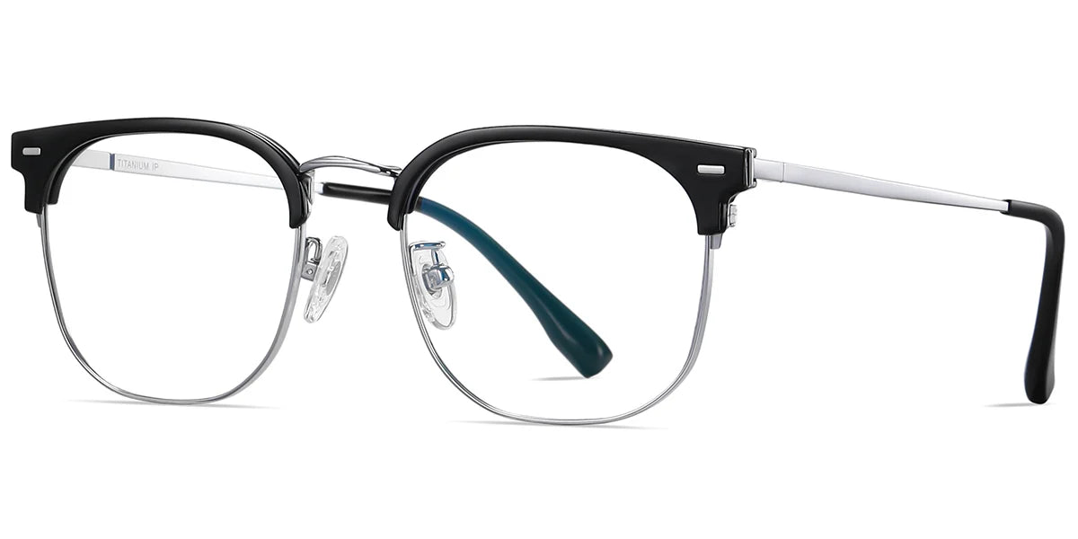 Candye® Titanium Browline Frame F6611 