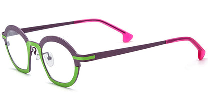 Candye® Titanium Geometric Frame F6872 