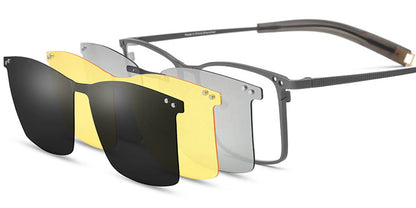 Candye® Titanium Rectangle Frame F6794 