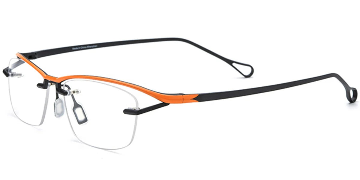 Candye® Titanium Rectangle Frame F7036 