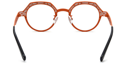 Candye® Titanium Round Geometric Frame F6725 