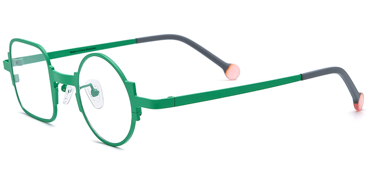 Candye Square, Round, Geometric Frame F7167