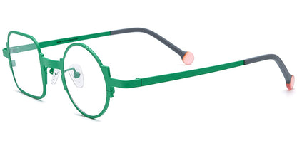 Candye Square, Round, Geometric Frame F7167