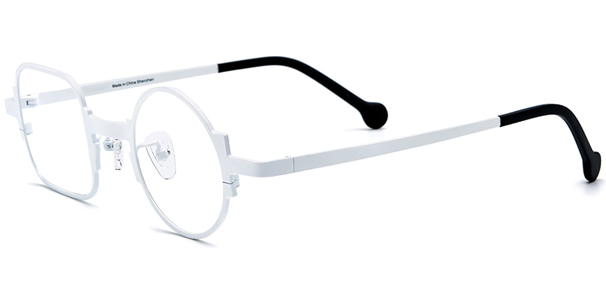 Candye Square, Round, Geometric Frame F7167