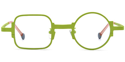 Candye Square, Round, Geometric Frame F7167