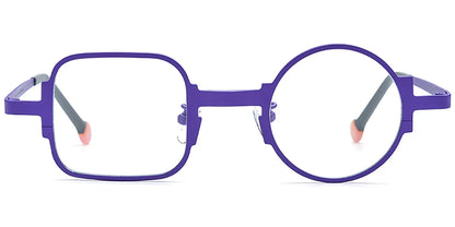 Candye Square, Round, Geometric Frame F7167