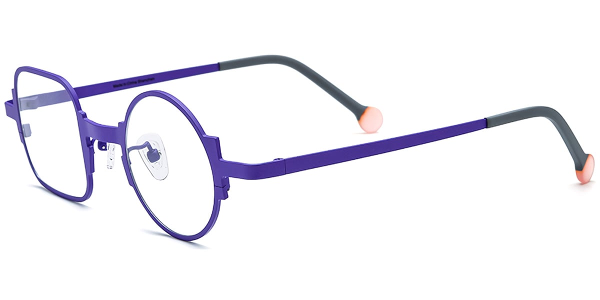 Candye Square, Round, Geometric Frame F7167