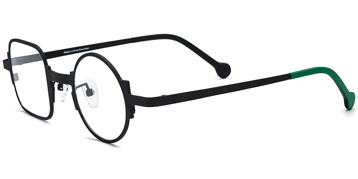 Candye Square, Round, Geometric Frame F7167