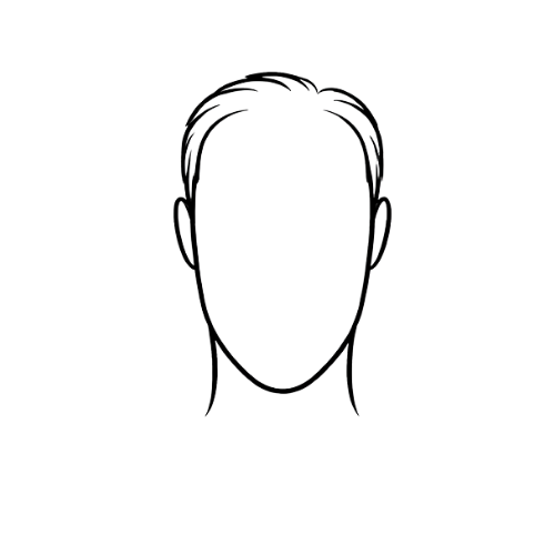 Oblong face shape